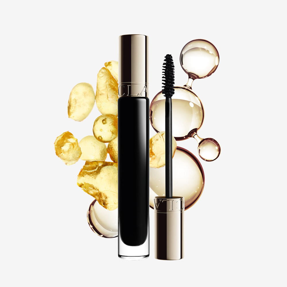 Packshot Clarins Length Boosting Mascara -ripsiv&auml;rist&auml;, jossa hyaluronihappo, sphinganine ja panthenolimolekyylit korostavat keskeisi&auml; ainesosia.