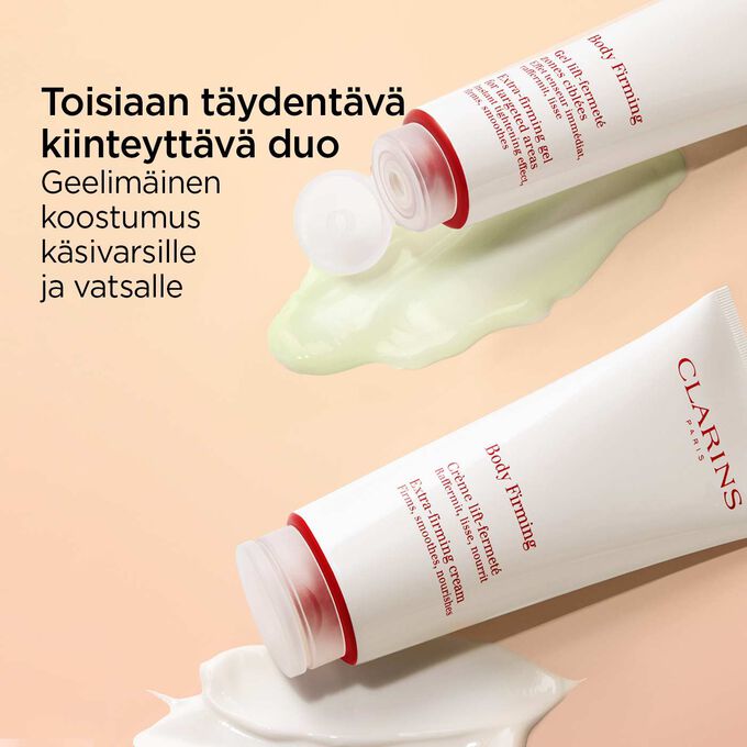 Body Firming Extra-Firming Cream 200 ml ja Body Firming geeli kiinteytt&auml;v&auml; kaksikko