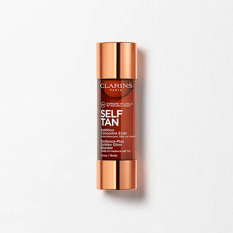 Tuotekuva tuotteesta Radiance-Plus Golden ​Glow Booster Body, joka luo luonnollisen ja yksilöllisen päivetyksen